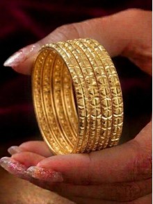 Gold Plated Bangles